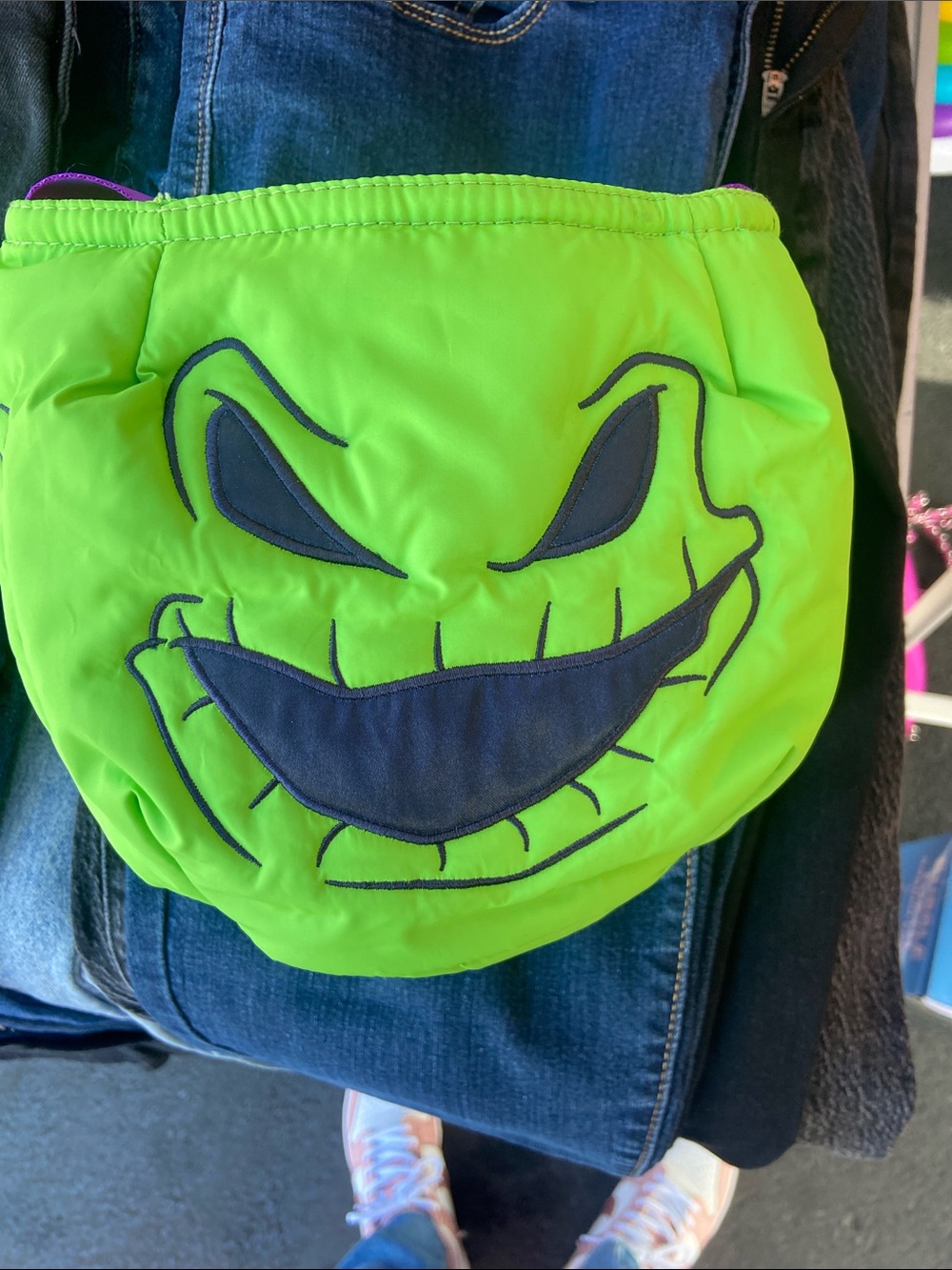 Neon Green Monster Trick-or-Treat Bag by